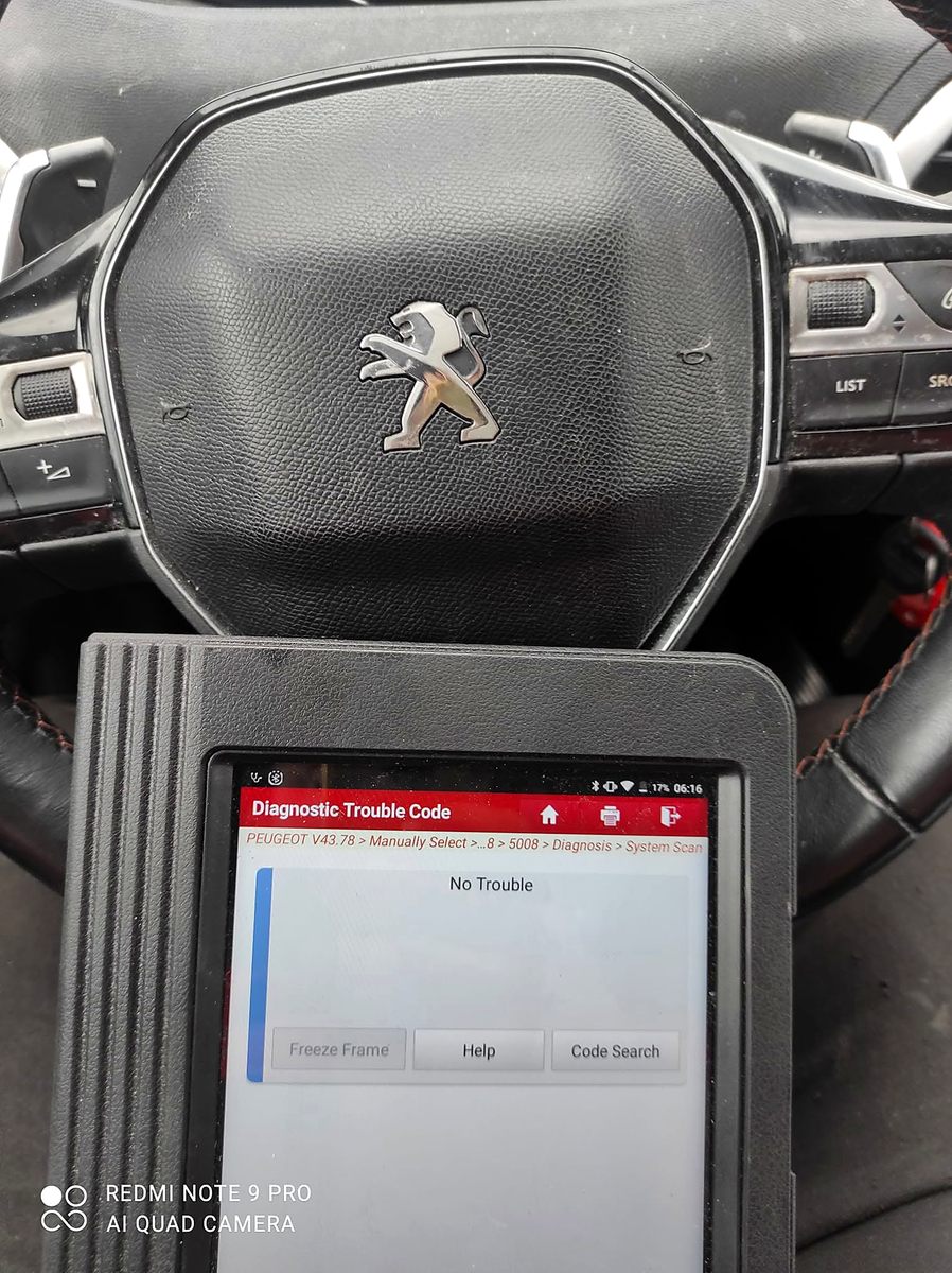 Дијагностика Peugeot — без грешки
